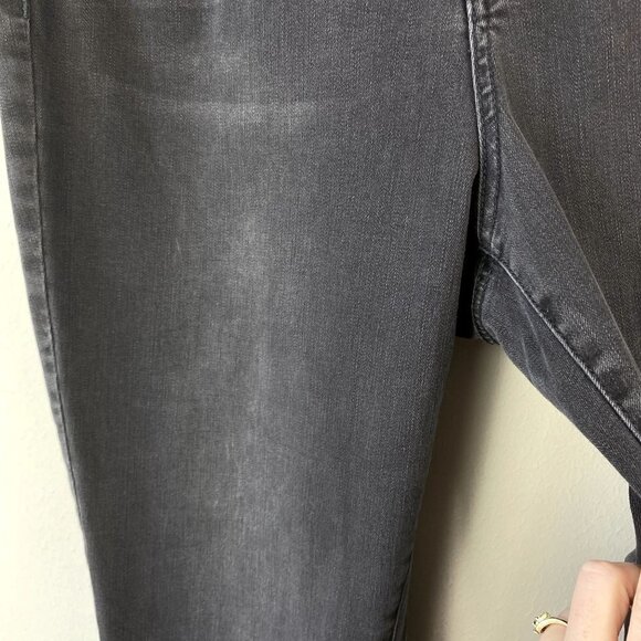 NYDJ Ami Skinny Black Raw Hem Jeans 16W - Picture 6 of 8